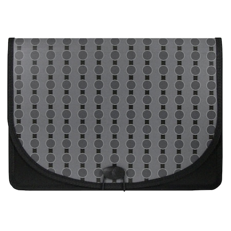C-Line Products 8-1/2" x 11" Fashion Circle Series Extra Large Document Case, 12EA/DS 56512-DS