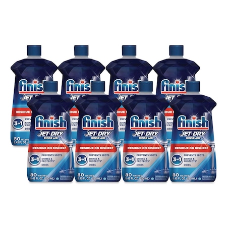Finish Jet-Dry Rinse Agent, 8.45 oz Bottle, 8PK 51700-75713