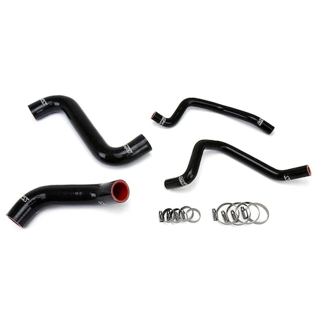 Hps Performance High Temp Reinforced Silicone Radiator and Heater Coolant Hose Kit, Black,  57-1810-BLK