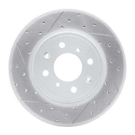 Dynamic Friction Co DFC Geoperformance Rotor - Drilled and Slotted 830-59038L