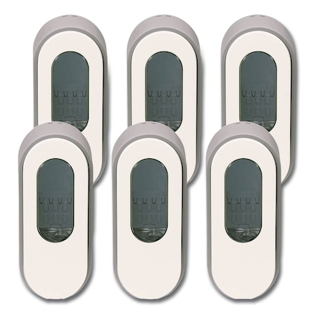 Dial Professional Versa Dispenser for Cartridge Refills, 15 oz, 3.75" x 3.38" x 8.75, Light Gray/White, PK6 1700034037