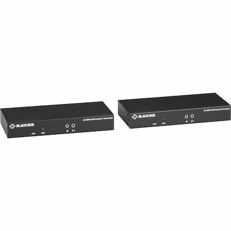 Black Box BLACK BOX Kvx Series Hdmi 4K Kvm Extender, Sh, Tx+Rx KVXLCH-100