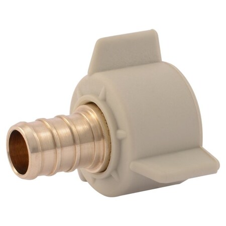 Sharkbite Pipe Adapter, 1/2 in, PEX Barb x FIP, Plastic, 200 psi Pressure UP526A5