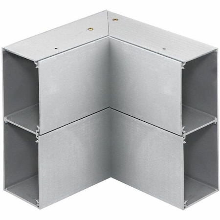 Hubbell Wiring Device-Kellems Internal Elbow Raceway, HBLALU4800 Series, 6 in W, 2.1 in H, 6 in L HBLALU4817
