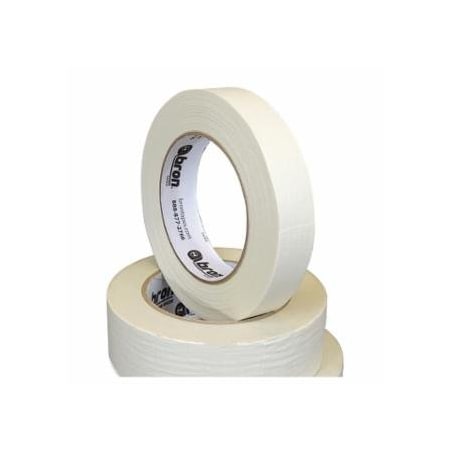 Bron Tapes Utility Grade Masking Tape, BT-208, 18 mm W x 55 m L, Natural, 48PK 978-139153