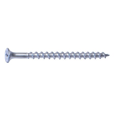 Midwest Fastener Deck Screw, #8 x 2-1/2 in, Steel, Flat Head, Phillips Drive M07911