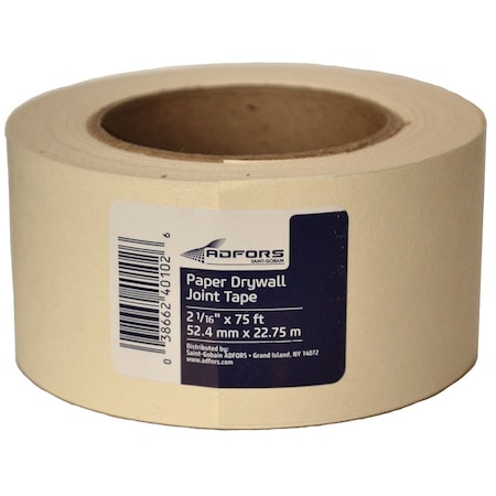 Adfors 2-1/16in x 75ft Paper Joint Tape FDW6620-U