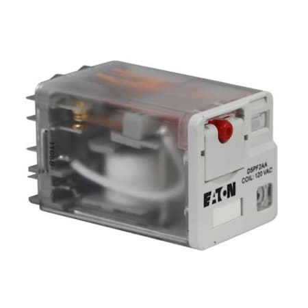 Eaton D2 Series Ice Cube Relay (2-Pole, 120V AC Coil) D2RF2A