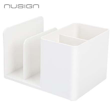 Deli NUSIGN 2-in-1 Desk Organizer, ABS, Rounded Corners, Anti-Slip Base ENS950