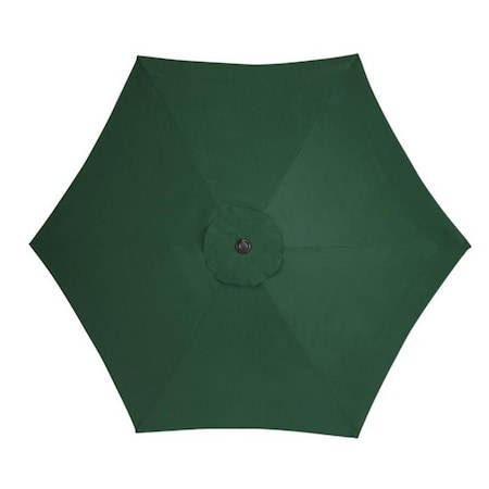 Living Accents UM90BK0BD01 9 ft. Green Market Umbrella 8354185