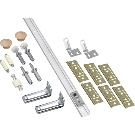 National Hardware 72'' White Folding Door Hardware Set N343-749