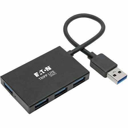 Tripp Lite USB 3.0 HUB SUPERSPEED SLIM 4 USB-A PORTS 5GBPS COMPACT ALUMINUM U360-004-4A-AL