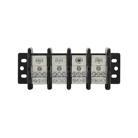 Eaton Bussmann series power distribution block, Flammability Rating UL 94-V0, 600Vac, 600Vdc, 175A 16021-4