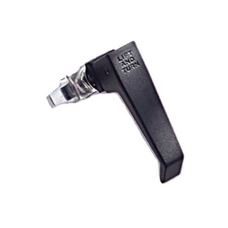 Southco Compression Latch, Lift & Turn, Medium Size, Zinc Alloy , Powder Coat, Black 62-30-25