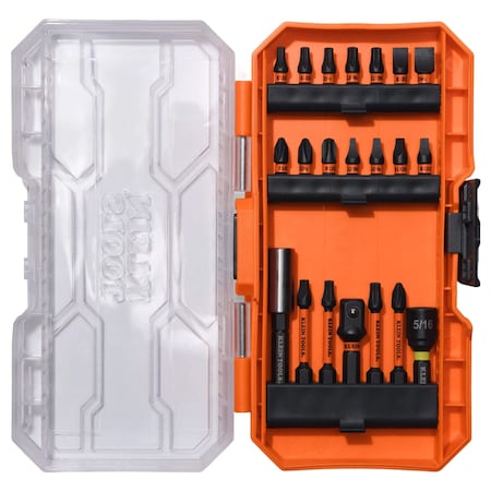 Klein Tools 21-Piece Impact Driver Bit Set 33801B