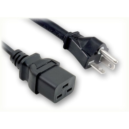 Quail Electronics 8'2 in. 12/3 SJTW B N 5-20P TO C19 5052.098