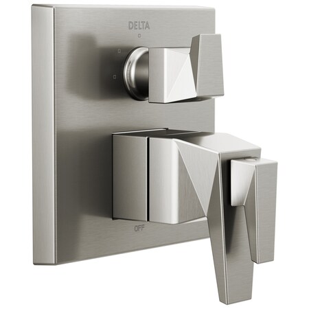 Delta Trillian Two-Handle Monitor 17T Series Valve Trim with 3-Setting Diverter T27T843-SS-PR