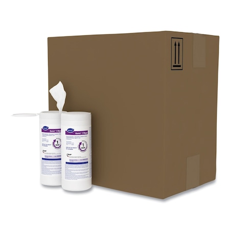 Diversey Oxivir 1 Wipes, 7" x 8", 60/Canister, PK12 100850922