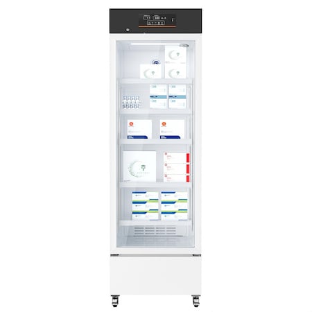 Koolmore 11 cu. ft. Medical Pharmacy Refrigerator With Multi-Level Emergency Alarms in White, UL Listed KM-PHR-11C