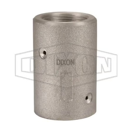 Dixon Nozzle Holder with Screws, For Use with Sand Blast Hose, 1-1/4 in NPSM, Aluminum, Domestic ANH75