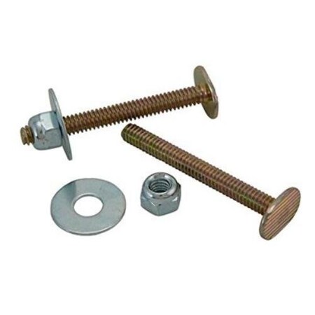 Oatey TOILET BOLT SET 1/4IN X 2-1/4IN BRS PLT PP23516