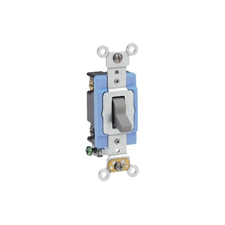 Leviton AC Quiet Switch, Gray, 4.1 in H 1202-2GY