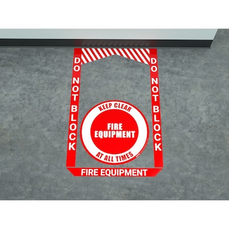 Creative Safety Supply Floor Sign Bundle, 39 in Height, 36 in Width FS44014-20-36
