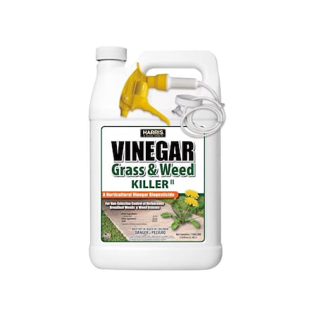 Harris Vinegar Weed Killer, Liquid, Clear, 128 oz Plastic Bottle HDVWEED-128