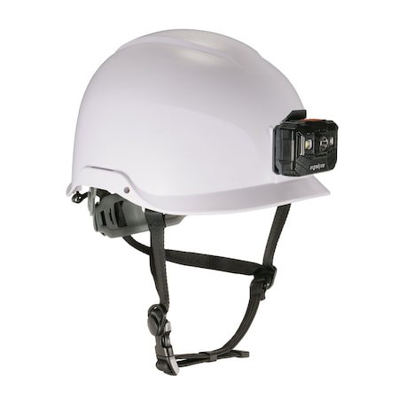 Ergodyne Type II Safety Helmet with LED Light Class E, White 8976-LED