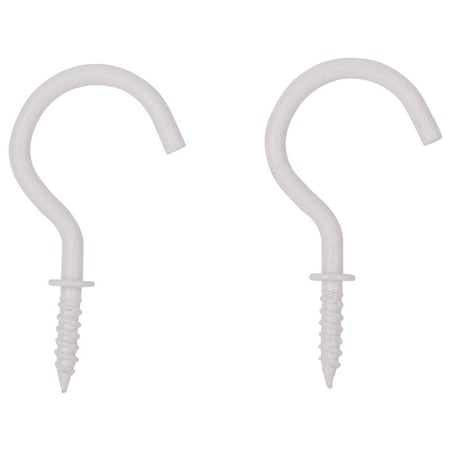 Prosource Cup Hook, 5/32 in Thread, 46 mm L, Steel, Painted PH-122322-PS