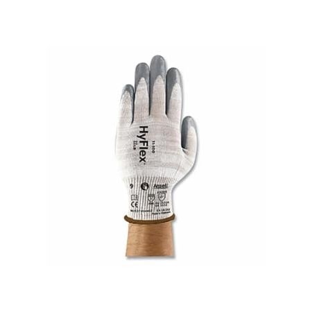 Hyflex 11-100 Antimicrobial Protection Glove, 8, Grey, 12PK 012-11-100-8