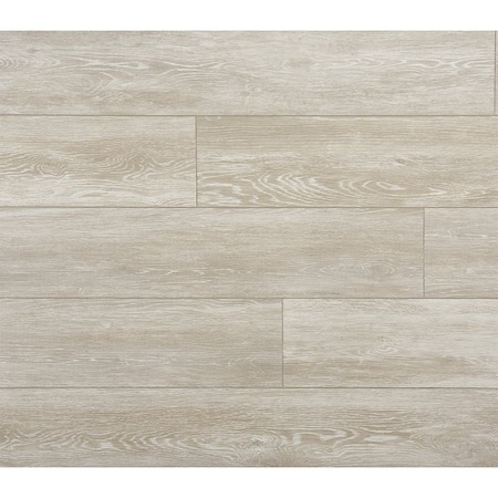 Healthier Choice Flooring Luxury Plank, 48 in L, 7 in W, Beveled Edge, Wood Look Pattern, Vinyl, Beach House CVP103S04