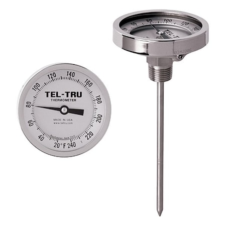 Tel-Tru Dial Thermometer 381A06ERAIKAXAA