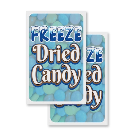 Signmission Freeze Dried Candy, Vinyl Decals Only 24 Inch x 36 Inch, Vinyl Decal, 2PK DSB-2436-2PACK-30378