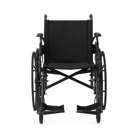 Medline Guardian K4 20in Wide Wheelchair with Desk-Length Arms and Swing-Away Footrests K4206N24S