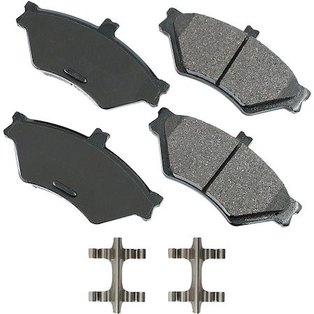 Akebono 95-97 Ford/Linc/Merc-Crown Vic/Gr Mar-Fr Proact Disk Pad, Act659 ACT659