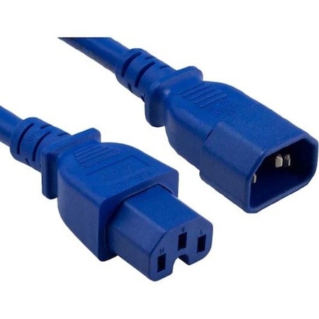 Enet C14 To C15 6Ft Blue Pwr Extension Cord C14C15-BL-6F-ENC