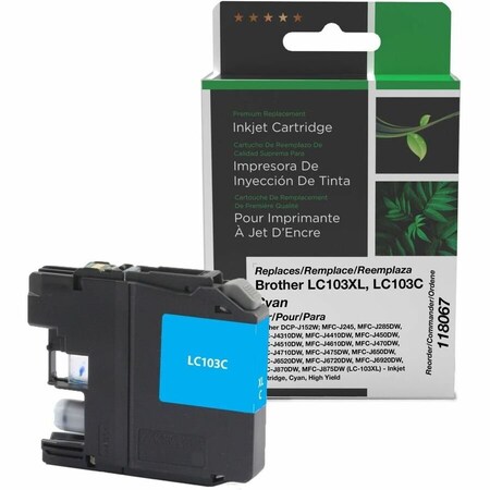 Clover Imaging Group Imaging Non-OEM New High Yield Cyan Ink Cartridge 118067