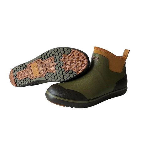 Muddy DV8 Series Deck Boots, 9, D W, Ranger Green, Neoprene Upper DCKBT-RG-9D