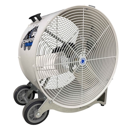 Schaefer CirculatingFan, 24inDia, White, Mobile VKM24-2-O
