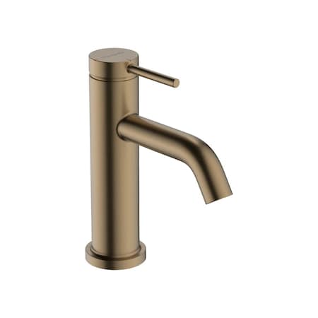 Hansgrohe Tecturis S Single-Hole Faucet 80 with Pop-Up Drain, 1.2 GPM in Brushed Bronze 73302141