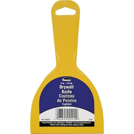 Homax Knife, 4 in W Blade, Polystyrene Blade, Taping Blade 40-00004