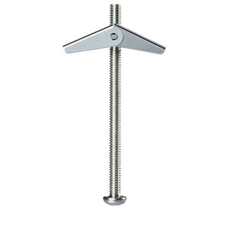 Cobra Anchors Spring Toggle Bolt, 3 in L, Steel, 68 lb, 30/PK, 30PK 082M