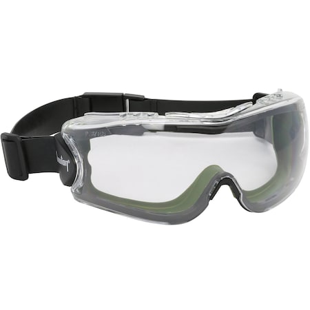 Bouton Optical Indirect Vent Goggle with Green Body, Clear Lens and FogLess 3Sixty Coating , Neoprene Strap 251-63-0520-RHB
