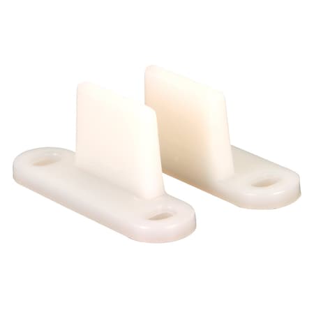 Prime-Line Prime-Line 1.25 in. D X 1.25 in. L Matte White Plastic Closet Door Guide 2 pc N 6567