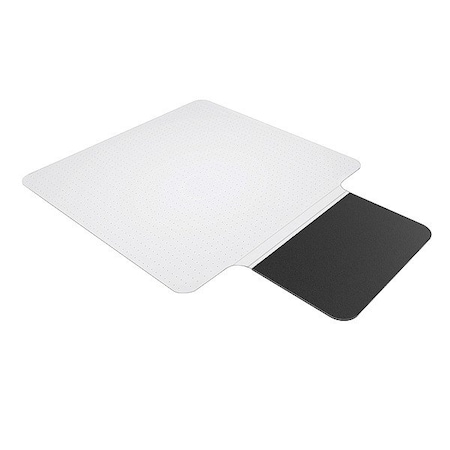 Es Robbins Chair Mat, 53" L, 36" W, Vinyl, Clear 184619