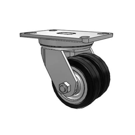 Albion dual-wheel-4''-mr-rubber-Caster 272MR04101S