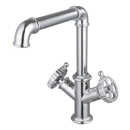 Kingston Brass Two-Handle Single-Hole Kitchen Faucet, Polished Chrome LS6501CG