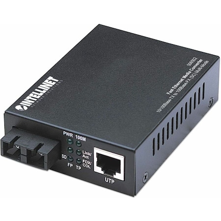 Intellinet Network Solutions 10/100 SC MULTI-MODE MEDIA CONVERTER 506502