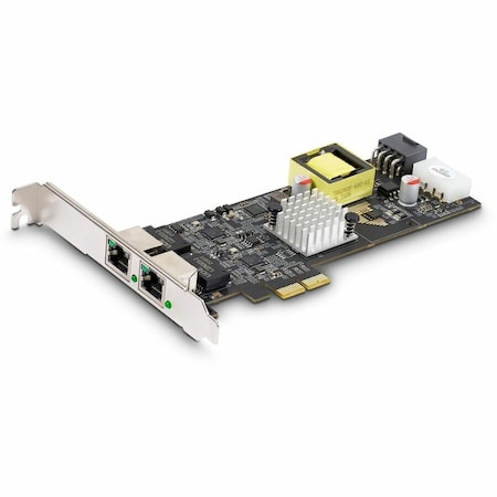 Startech.Com 2-PORT 2.5GBPS NBASE-T POE NETWORK CARD, DUAL INTEL I225-V, 802.3AF/AT POE+ MULT PR22GIP-NETWORK-CARD